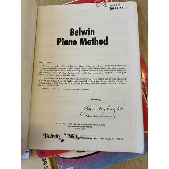 5* VTG Piano Sheet Music Beginners Kids BACH Schaum Schmitt Xmas Learn Prep Play - Picture 12 of 16